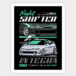 Integra Type R DC2 Retro Car Sticker